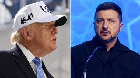 Trump dijo a Zelenski que deben "bajarle el ritmo" a los ataques a refinerías, y esto le respondió