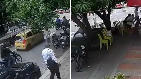 Sicarios intentan matarlo a balazos, pero un 'milagro' lo salva (VIDEO)