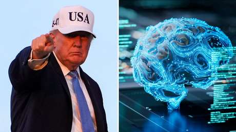 Trump dice cuánta ventaja le lleva EE.UU. a China en el desarrollo de IA