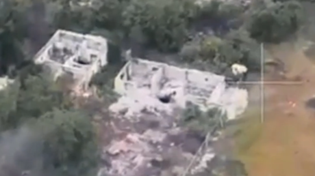 VIDEO de tropas rusas manteniendo el control en Donbass