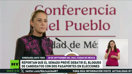 Reportan que el Senado mexicano prevé debatir el bloqueo de candidatos con dos pasaportes en elecciones