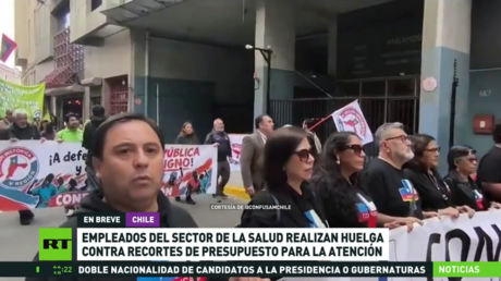 Empleados del sector salud realizan huelga en Chile contra recortes de presupuesto para la atención primaria
