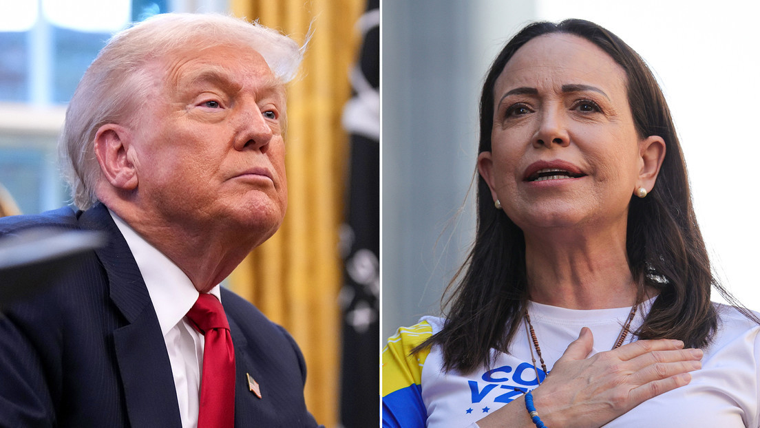 Trump reacciona al inesperado regreso de la líder opositora venezolana Machado