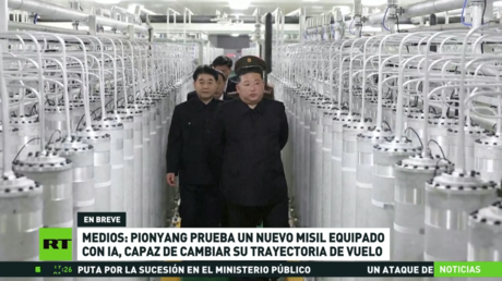 Pionyang prueba un nuevo misil equipado con IA, capaz de cambiar su trayectoria de vuelo