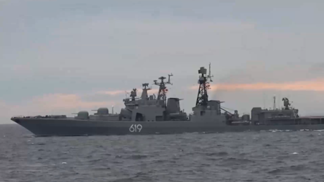 VIDEO: Buques antisubmarinos de la Flota del Norte rusa muestran su poder de fuego