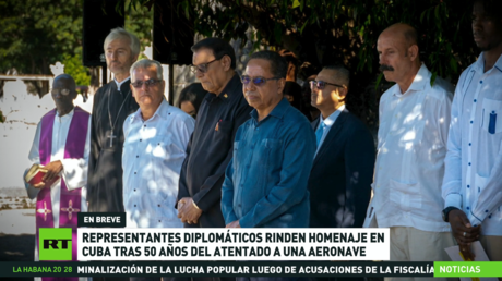 Cuba recuerda a las 73 víctimas del atentado contra un avión hace 50 años