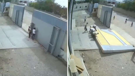Puerta a la muerte: cambio de equilibrio mata a un hombre en cuestión de instantes (FUERTE VIDEO)