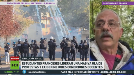 Estudiantes franceses lideran una masiva ola de protestas y exigen mejores condiciones docentes