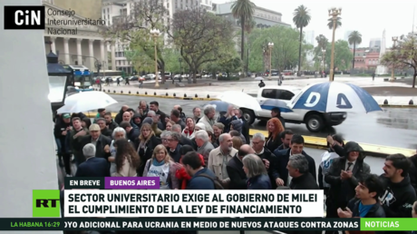 Sector universitario exige al Gobierno de Milei el cumplimiento de la Ley de Financiamiento