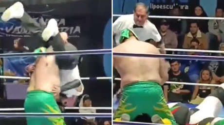 Muerte en vivo: luchador aplica martinete prohibido a un réferi en México (VIDEO, FOTOS)