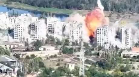 VIDEO: Triple golpe ruso arrasa posiciones ucranianas