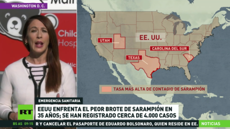 EE.UU. enfrenta el peor brote de sarampión en 35 años