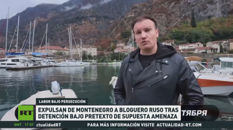 Expulsan de Montenegro a bloguero ruso tras detención bajo pretexto de supuesta amenaza