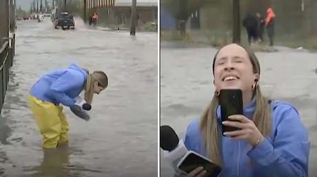VIDEO: Empieza a bailar para entrar en calor y su celular 'lo paga caro'