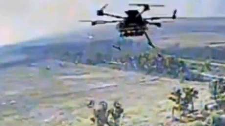 Uno tras otro: fuerzas rusas derriban drones de ataque pesados de Kiev (VIDEO)
