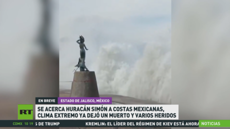 Se acerca el huracán Simón a costas mexicanas, el clima extremo ya dejó un muerto y varios heridos
