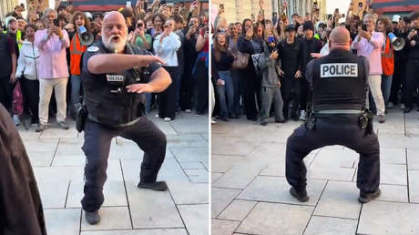'Batalla de aura': policía francés se enfrenta con estudiantes en plena manifestación (VIDEOS)