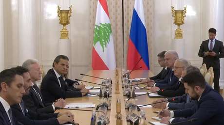 Lavrov se reúne con su homólogo libanés para promover la cooperación bilateral