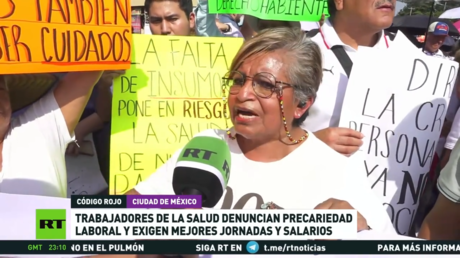 Trabajadores de la salud en México denuncian precariedad laboral y exigen mejores jornadas y salarios