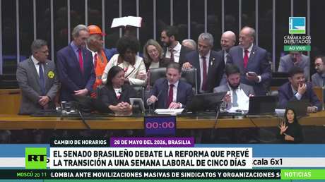 Senado brasileño debate la reforma que prevé la transición a una semana laboral de cinco días