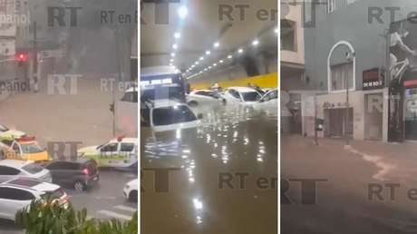 Sao Paulo en alerta tras intensas lluvias que convirtieron calles en 'ríos' (VIDEOS)