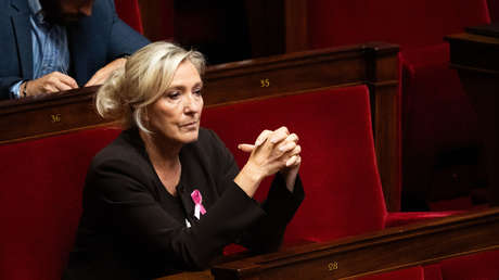 Le Pen: "Francia ya no puede financiar a Ucrania"