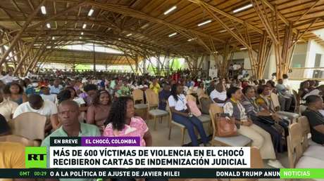 Más de 600 víctimas de violencia en Colombia recibieron cartas de indemnización judicial