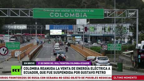 Colombia reanuda la venta de energía eléctrica a Ecuador