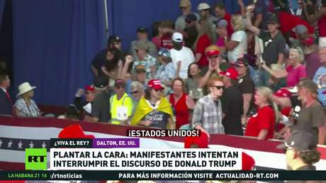 Manifestantes intentan interrumpir un discurso de Donald Trump