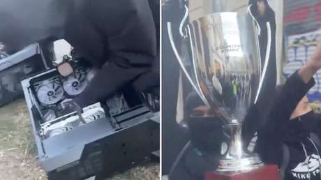 VIDEO: Ordenadores desmontados y un trofeo robado en un club de deportes electrónicos en París