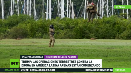 Trump: "Las operaciones terrestres contra la droga en América Latina apenas están comenzando"