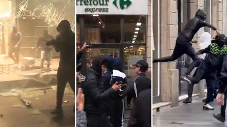 VIDEOS: Ola de saqueos en tiendas en Milán inspirada por los disturbios en Francia