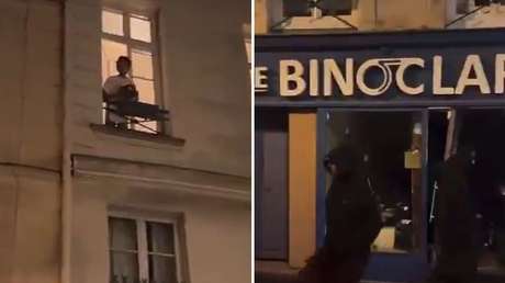 ¿Héroe sin capa?: Un hombre lanza ollas con agua hirviendo sobre saqueadores en París (VIDEO)