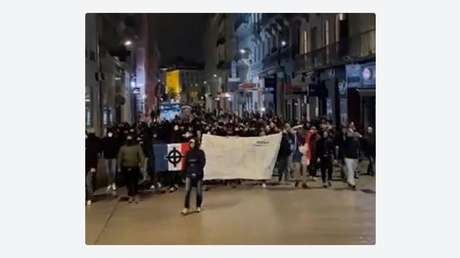 VIDEOS: Ultraderecha toma las calles de una ciudad francesa tras disturbios y saqueos