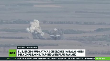 El Ejército ruso ataca con drones objetivos militares en Ucrania