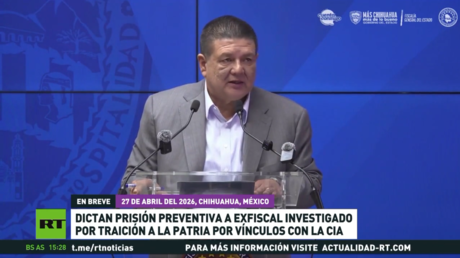 Dictan prisión preventiva en México a exfiscal investigado por traición a la patria por vínculos con la CIA