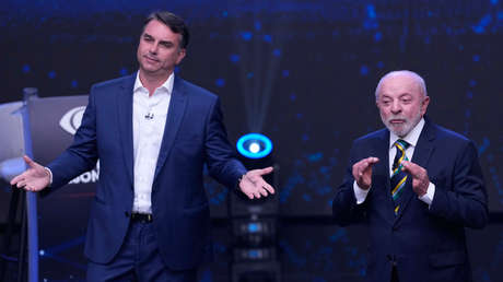Lula y Flávio Bolsonaro chocan en su primer debate a una semana de balotaje: momentos más destacados (VIDEOS)
