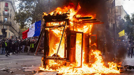 La gran beneficiada de los disturbios en Francia