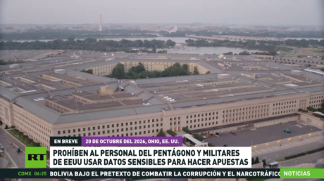 Prohíben al personal del Pentágono y militares de EE.UU. usar datos sensibles para hacer apuestas