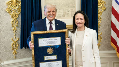 Trump: María Corina Machado me dio su Premio Nobel, no lo olvidaré