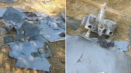 FOTOS: Irán pulveriza un dron kamikaze de EE.UU.