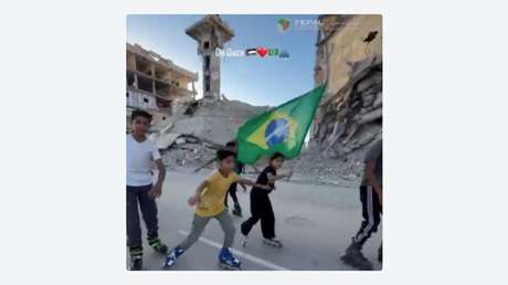 VIDEO: Niños palestinos agradecen a Lula su solidaridad en medio de los escombros por ataques de Israel