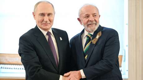 Putin felicita a Lula da Silva por su reelección como presidente de Brasil