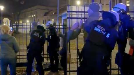 VIDEO: Primeros arrestos de manifestantes en Polonia tras denuncia de "golpe de Estado"
