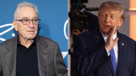 "¿Robert De Niro es un imbécil?": Trump arremete contra el actor en pleno mitin