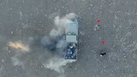 VIDEO: Drones hutíes desatan una lluvia de fuego sobre fuerzas sauditas