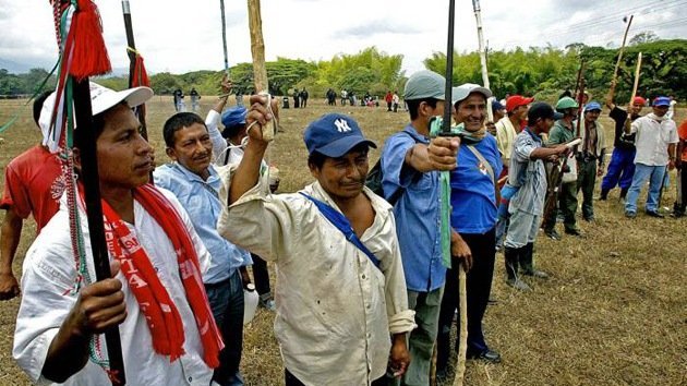 Indígenas colombianos, dispuestos a acabar con el conflicto en su territorio