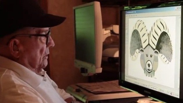 Un artista de 97 años pinta fascinantes obras en Paint del Windows 95