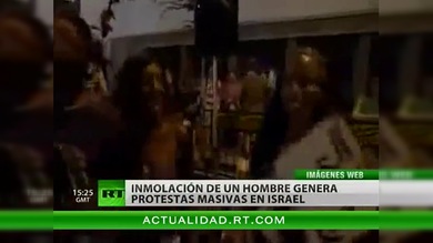 Inmolación de un hombre genera protestas masivas en Israel