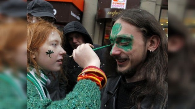 El Moscú más verde: La capital rusa celebra San Patricio con auténtico espíritu irlandés